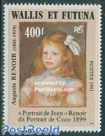 Wallis & Futuna 1991 Renoir 1v S-a, Mint NH, Modern Art (1850-present) - Autres & Non Classés