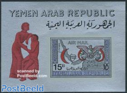 Yemen, Arab Republic 1968 Red Cross S/s, Mint NH, Health - Various - Red Cross - Maps - Rode Kruis