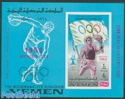 Yemen, Kingdom 1968 Olympic Games S/s, Mint NH, Sport - Olympic Games - Autres & Non Classés