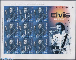 Sweden 2004 Elvis Presley 9v M/s, Mint NH, Performance Art - Elvis Presley - Music - Popular Music - Nuevos