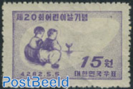 Korea, South 1949 Children Day 1v, Unused (hinged) - Corée Du Sud