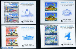 Korea, South 1993 Expo 93 4 S/s, Mint NH, Various - World Expositions - Corea Del Sur