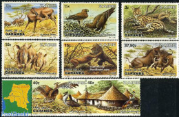 Congo Dem. Republic, (zaire) 1984 Garamba Park 8v, Mint NH, Nature - Animals (others & Mixed) - Birds - Birds Of Prey .. - Nature