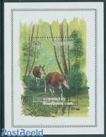 Congo Dem. Republic, (zaire) 1984 W.W.F., Okapi S/s, Mint NH, Nature - Animals (others & Mixed) - World Wildlife Fund .. - Autres & Non Classés