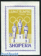 Albania 1964 Olympic Games Tokyo S/s Imperforated, Mint NH, Sport - Olympic Games - Albanien