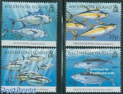 Ascension 2005 Sport Fishing 4v, Tuna, Mint NH, Nature - Fish - Vissen