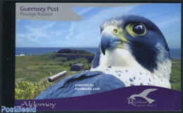 Alderney 2008 Resident Raptors Prestige Booklet, Mint NH, Nature - Various - Birds - Birds Of Prey - Owls - Stamp Book.. - Unclassified