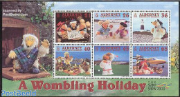 Alderney 2000 A Wombling Holiday S/s, Mint NH, Sport - Transport - Various - Golf - Aircraft & Aviation - Lighthouses .. - Golf