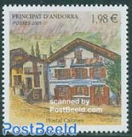 Andorra, French Post 2005 Hostel Calones 1v, Mint NH, Various - Hotels - Tourism - Art - Architecture - Ungebraucht