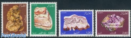 Algeria 1983 Minerals 4v, Mint NH, History - Geology - Unused Stamps