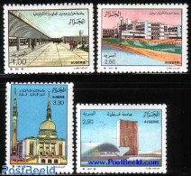 Algeria 1987 Universities 4v, Mint NH, Science - Education - Art - Modern Architecture - Unused Stamps