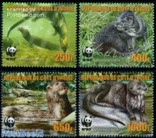 Ivory Coast 2006 WWF, 4v Maculicollis As Text, Mint NH, Nature - Animals (others & Mixed) - World Wildlife Fund (WWF) - Neufs