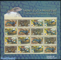Saint Lucia 2008 WWF, M/s, Mint NH, Nature - Reptiles - World Wildlife Fund (WWF) - St.Lucia (1979-...)