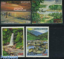 Bangladesh 1993 Nature 4v, Mint NH, Nature - Various - Water, Dams & Falls - Tourism - Bangladesch