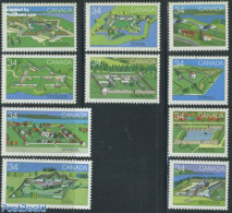 Canada 1985 Canada Day 10v, Mint NH, Various - Lighthouses & Safety At Sea - Art - Castles & Fortifications - Unused Stamps