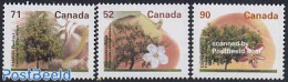 Canada 1995 Trees 3v, Mint NH, Nature - Trees & Forests - Ongebruikt