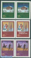 Canada 2000 Christmas 3 Booklet Pairs, Mint NH, Religion - Christmas - Ongebruikt