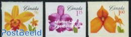 Canada 2007 Orchids 3v S-a (from Booklets), Mint NH, Nature - Flowers & Plants - Orchids - Nuovi