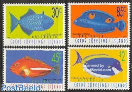 Cocos Islands 1996 Definitives, Fish 4v, Mint NH, Nature - Fish - Vissen