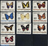 Costa Rica 1998 Butterflies 10v, Mint NH, Nature - Butterflies - Costa Rica