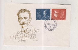 YUGOSLAVIA, 1951 VRHNIKA IVAN CANKAR Nice Cover - Cartas & Documentos