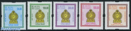 Sri Lanka (Ceylon) 2007 Definitives 5v, Mint NH, History - Coat Of Arms - Sri Lanka (Ceylan) (1948-...)