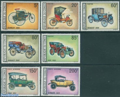 Congo Republic 1968 Automobiles 7v, Mint NH, Transport - Automobiles - Cars