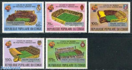 Congo Republic 1982 Football Winners 5v, Mint NH, Sport - Football - Other & Unclassified