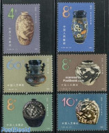 China People’s Republic 1981 Ceramics 6v, Mint NH, Art - Art & Antique Objects - Ceramics - Unused Stamps