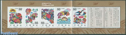 China People’s Republic 2000 Fish Legend 5v In Booklet, Mint NH, Nature - Fish - Stamp Booklets - Art - Fairytales - Ungebraucht