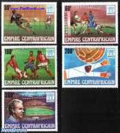 Central Africa 1978 Football Winners 5v, Mint NH, Sport - Football - Centrafricaine (République)