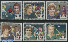 Central Africa 1985 World Cup Football 6v, Mint NH, Sport - Football - Zentralafrik. Republik