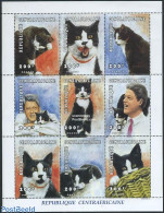 Central Africa 1997 Cats 9v M/s, Mint NH, History - Nature - American Presidents - Cats - Zentralafrik. Republik
