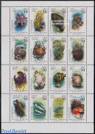 Chile 1991 Marine Life 16v M/s, Mint NH, Nature - Fish - Shells & Crustaceans - Vissen