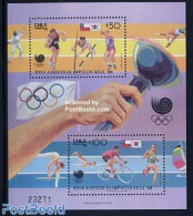 Chile 1988 Olympic Games S/s, Mint NH, Sport - Athletics - Cycling - Olympic Games - Swimming - Atletiek