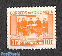 Colombia 1942 Peace Treaty At Wisconsin 1v, Mint NH, History - History - Kolumbien