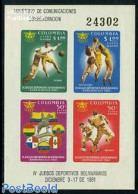 Colombia 1961 Sports S/s, Mint NH, Sport - Baseball - Football - Sport (other And Mixed) - Béisbol