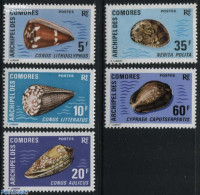 Comoros 1971 Shells 5v, Mint NH, Nature - Shells & Crustaceans - Maritiem Leven