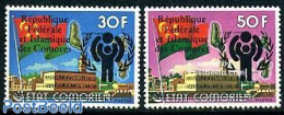 Comoros 1978 Year Of The Child 2v, Unofficial Issue, Mint NH, Various - Year Of The Child 1979 - Comoros