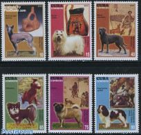 Cuba 2010 Dogs 6v, Mint NH, Nature - Various - Dogs - Maps - Art - Ceramics - Paintings - Unused Stamps