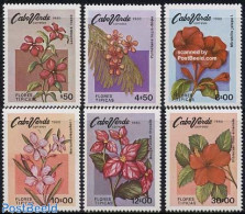 Cape Verde 1980 Flowers 6v, Mint NH, Nature - Flowers & Plants - Kap Verde
