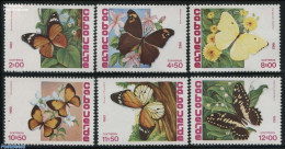 Cape Verde 1982 Butterflies 6v, Mint NH, Nature - Butterflies - Cap Vert