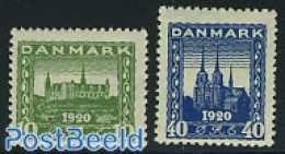 Denmark 1921 Definitives 2v, Unused (hinged) - Unused Stamps