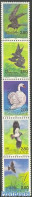 Denmark 1986 Birds 5v [::::], Mint NH, Nature - Birds - Swans - Ongebruikt