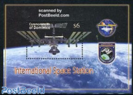 Dominica 2006 Int. Space Station S/s, Mint NH, Transport - Space Exploration - Dominicaine (République)