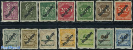 Germany, Empire 1923 On Service Overprints 14v, Unused (hinged) - Autres & Non Classés