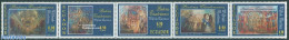 Ecuador 2002 Wilfrido Martinez 5v [::::], Mint NH, Religion - Churches, Temples, Mosques, Synagogues - Art - Paintings - Chiese E Cattedrali