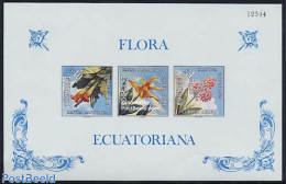 Ecuador 1972 Flowers S/s, Mint NH, Nature - Flowers & Plants - Ecuador
