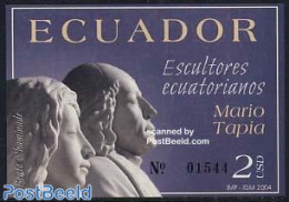 Ecuador 2004 Mario Tapia S/s, Mint NH, Sculpture - Beeldhouwkunst
