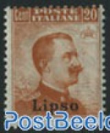 Aegean Islands 1912 Lipso, Definitive No WM 1v, Mint NH - Ägäis